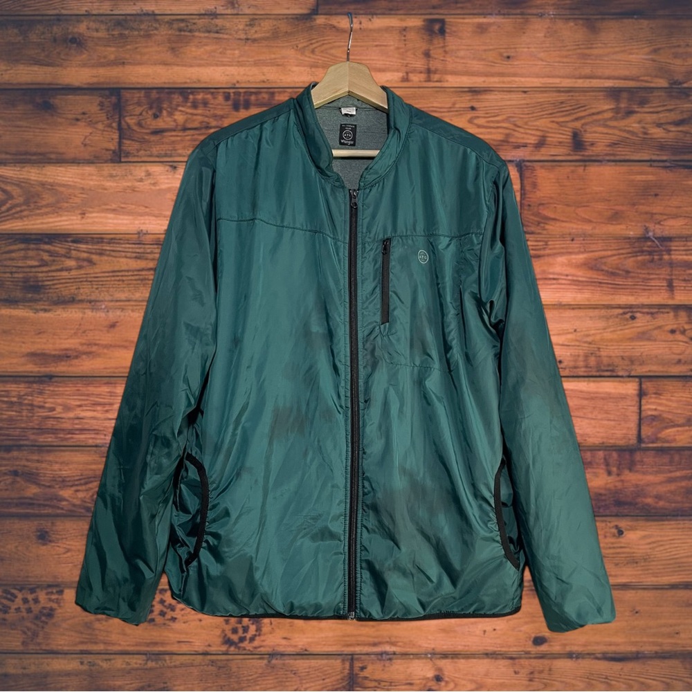 5 for $25🔥Wrangler ATG All Terrain‎ Gear Emerald Green Zip Front Jacket Medium